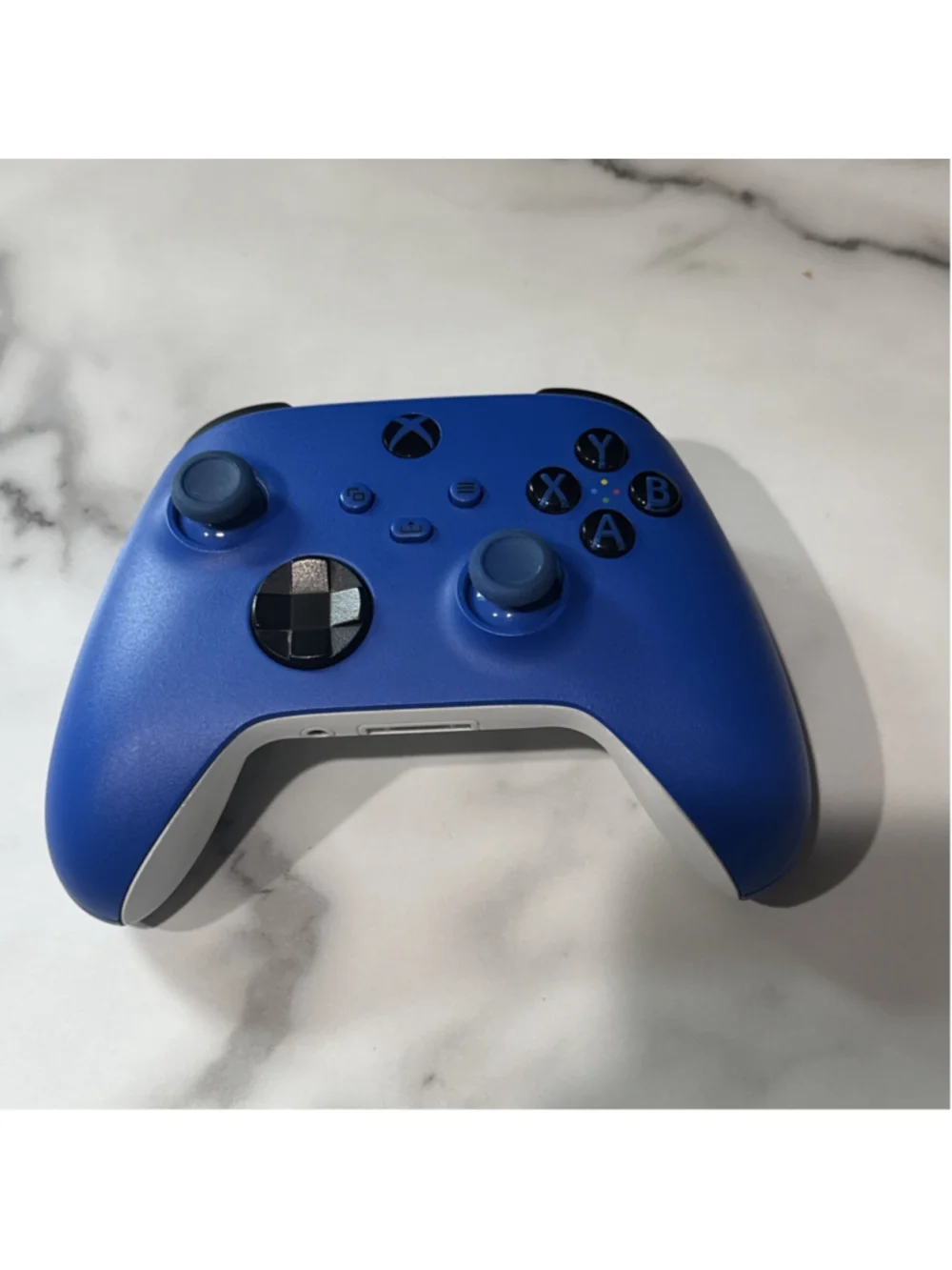 Microsoft Xbox Series No Back Wireless Controller Blue White Ergonomic Works
